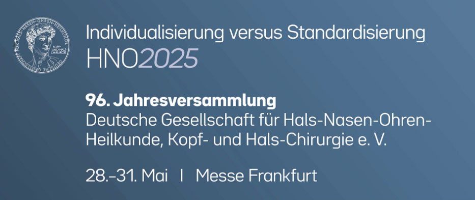 Kongress Frankfurt 2025 - Spanisch-Deutsche Gesellschaft für Hals-Nasen-Ohren-Heilkunde, Kopf- und Halschirurgie in 81377 München